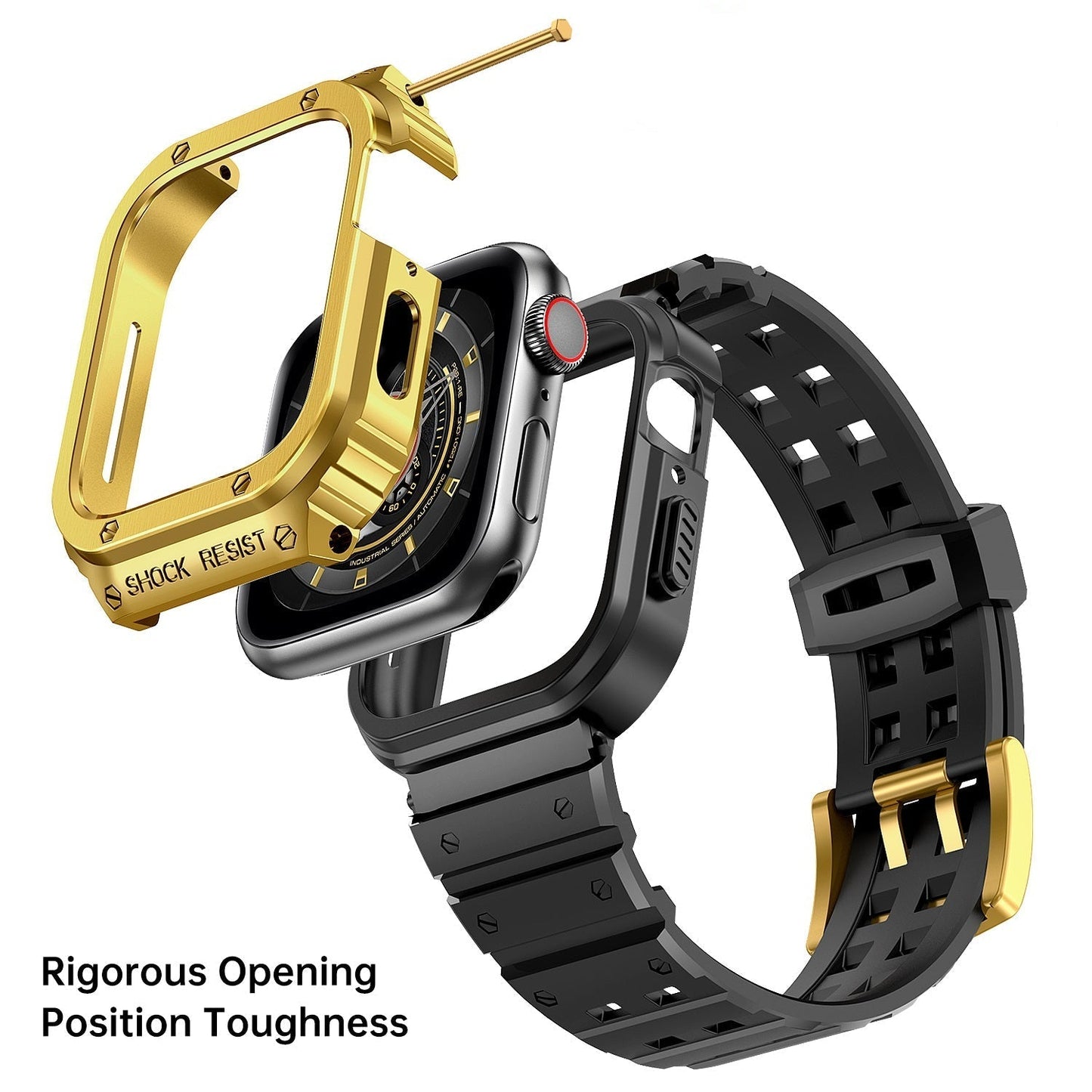 Findo Luxe Stainless Steel Watch Band with Adjustable Fit