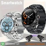 Strap Wise 2024 Smart Watch with TWS Bluetooth Earphones and HIFI Sound Quality