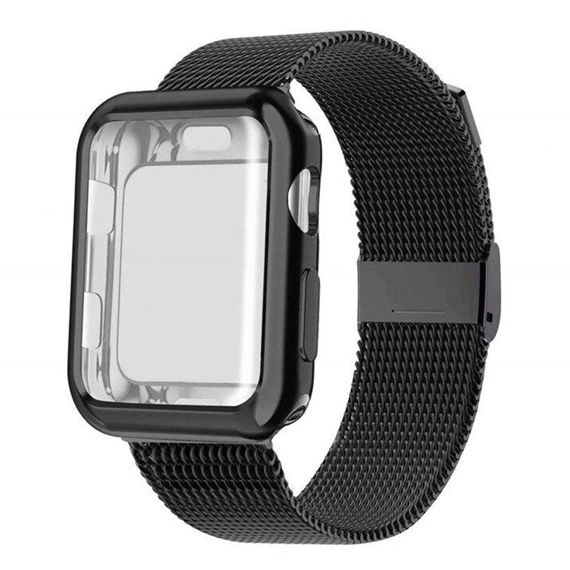 Arche Milanese Metal Band with Elegant Case for Apple Watch