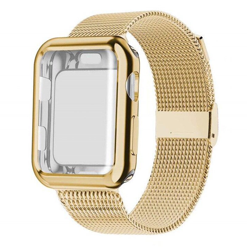Arche Milanese Metal Band with Elegant Case for Apple Watch