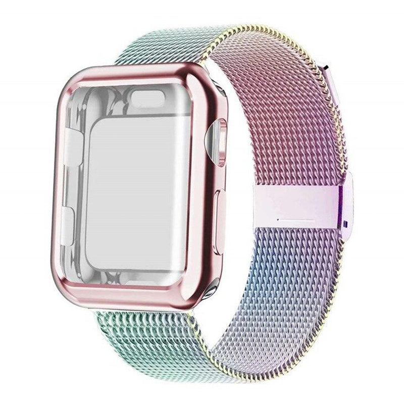 Arche Milanese Metal Band with Elegant Case for Apple Watch