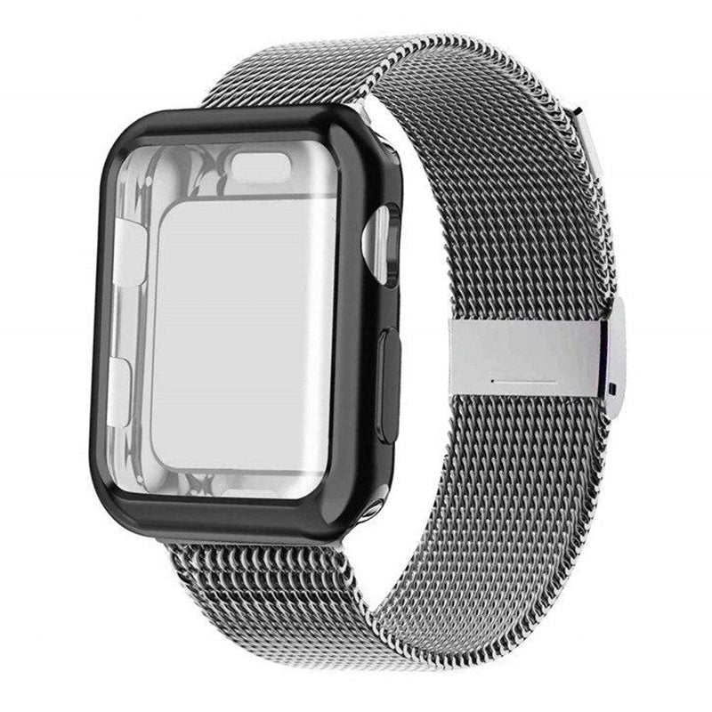 Arche Milanese Metal Band with Elegant Case for Apple Watch