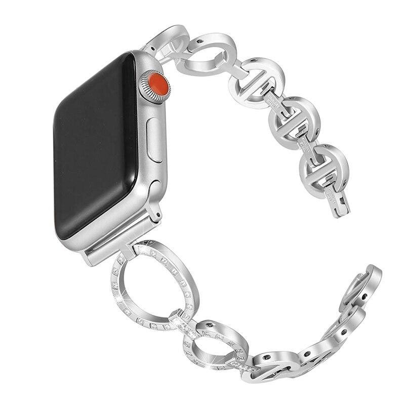 Vita Diamond Elegance Stainless Steel Apple Watch Band
