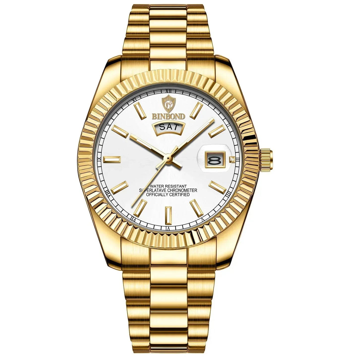Men's Fashion Business Sports Quartz Watch - 30M Waterproof Luminous Calendar Timepiece