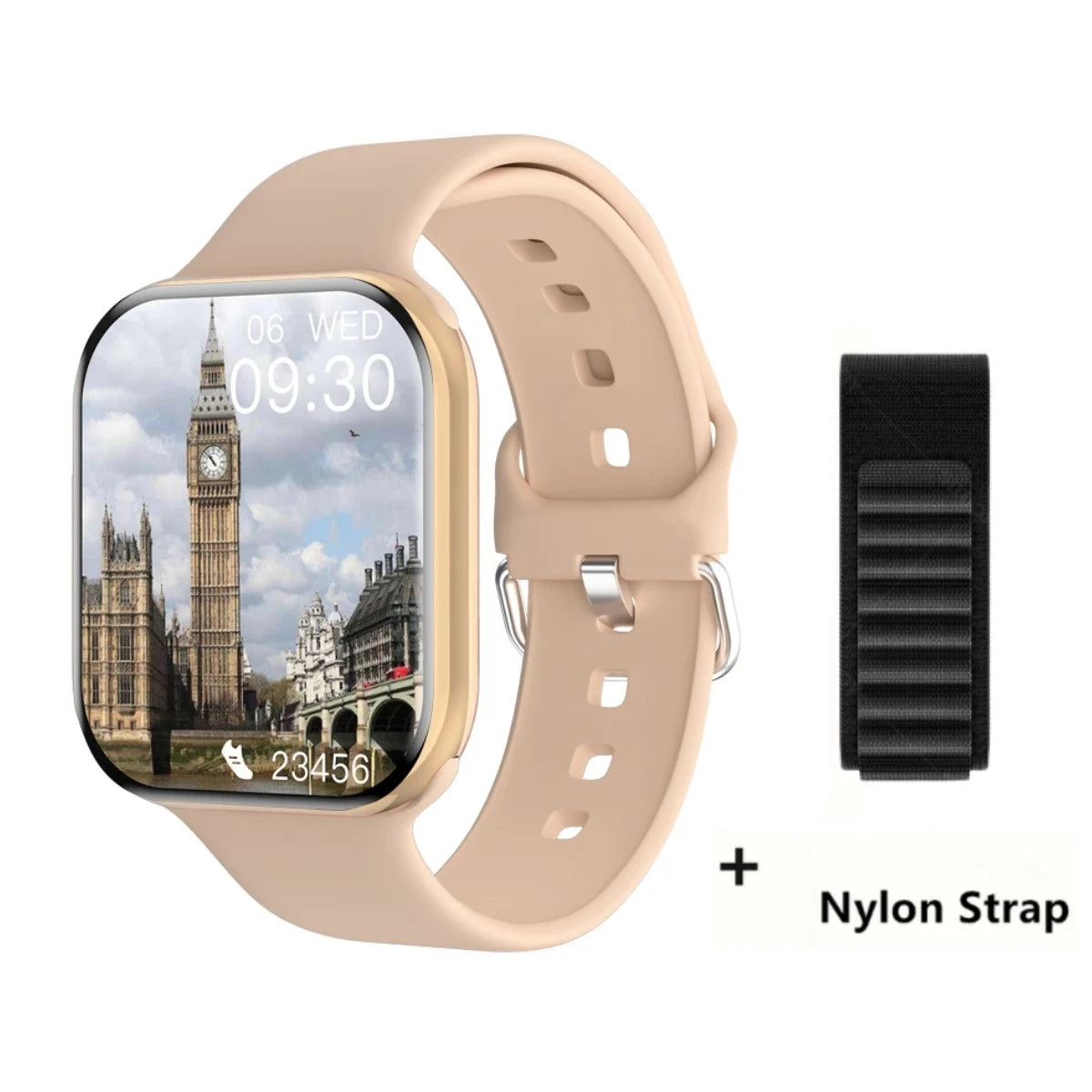 Strap Wise GPS Smart Watch Series 10 with Music, Bluetooth Calls, and Health Tracking