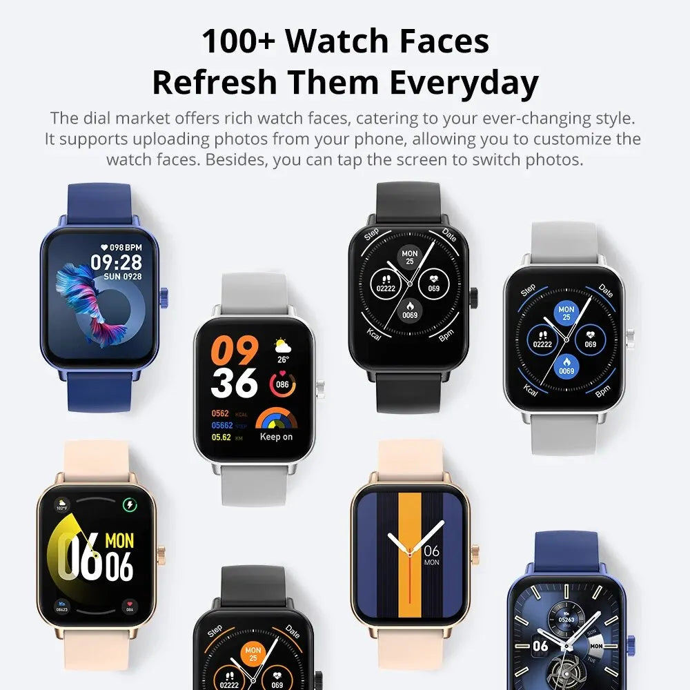 Strap Wise Voice Calling Smart Watch with 1.9'' HD Display & 24/7 Health Monitoring