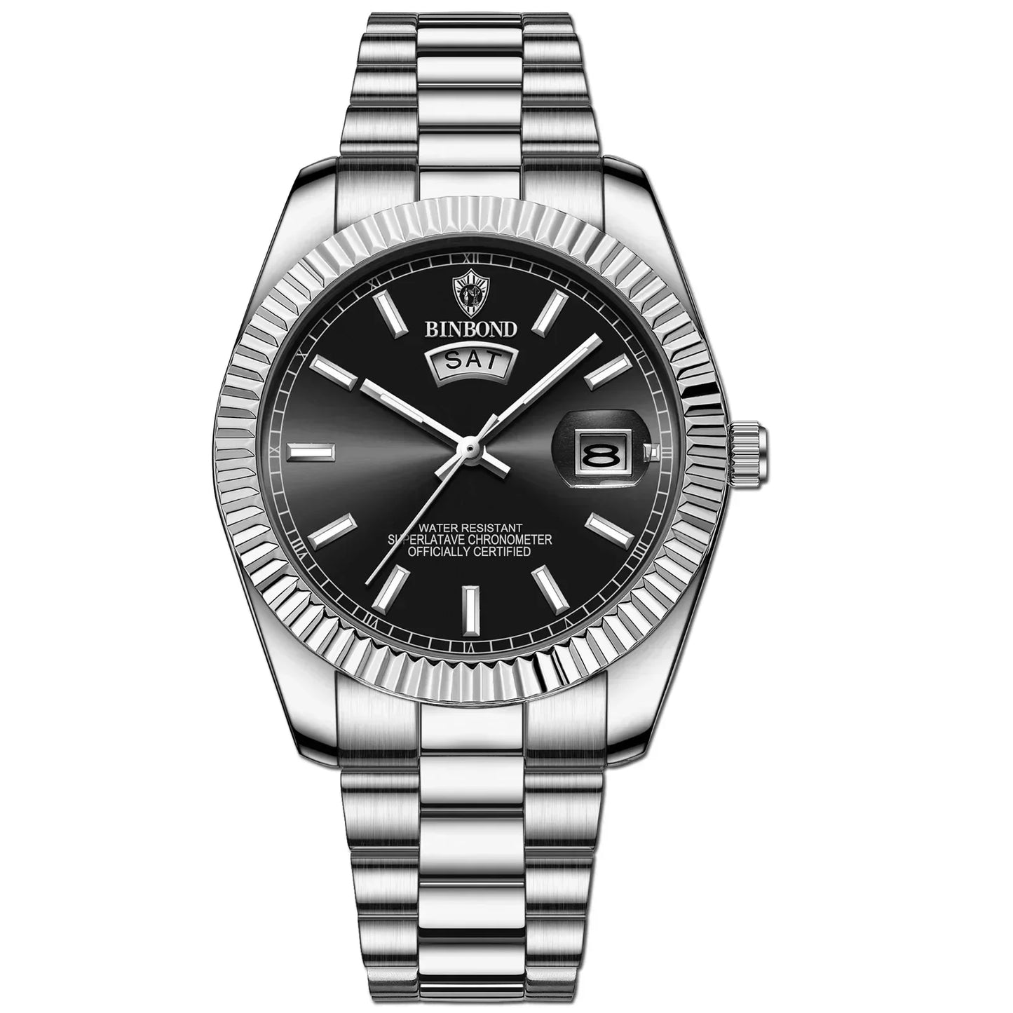 Men's Fashion Business Sports Quartz Watch - 30M Waterproof Luminous Calendar Timepiece
