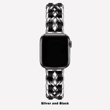 Celestial Elegance Silver Timepiece Strap