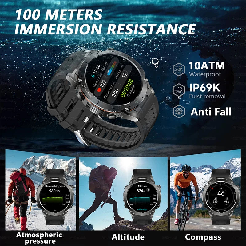 Strap Wise Ultra GPS Smart Watch with 10ATM Waterproof & Dual-band GNSS