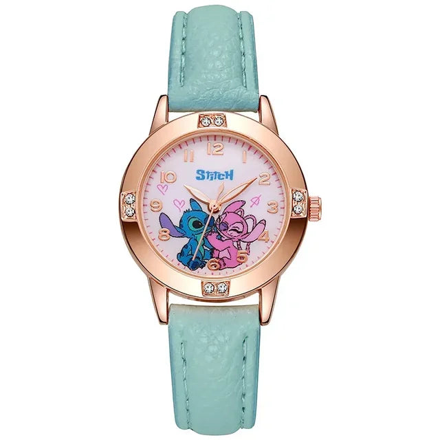 Cute Cartoon Kids' Quartz Watch with Imitation Diamonds