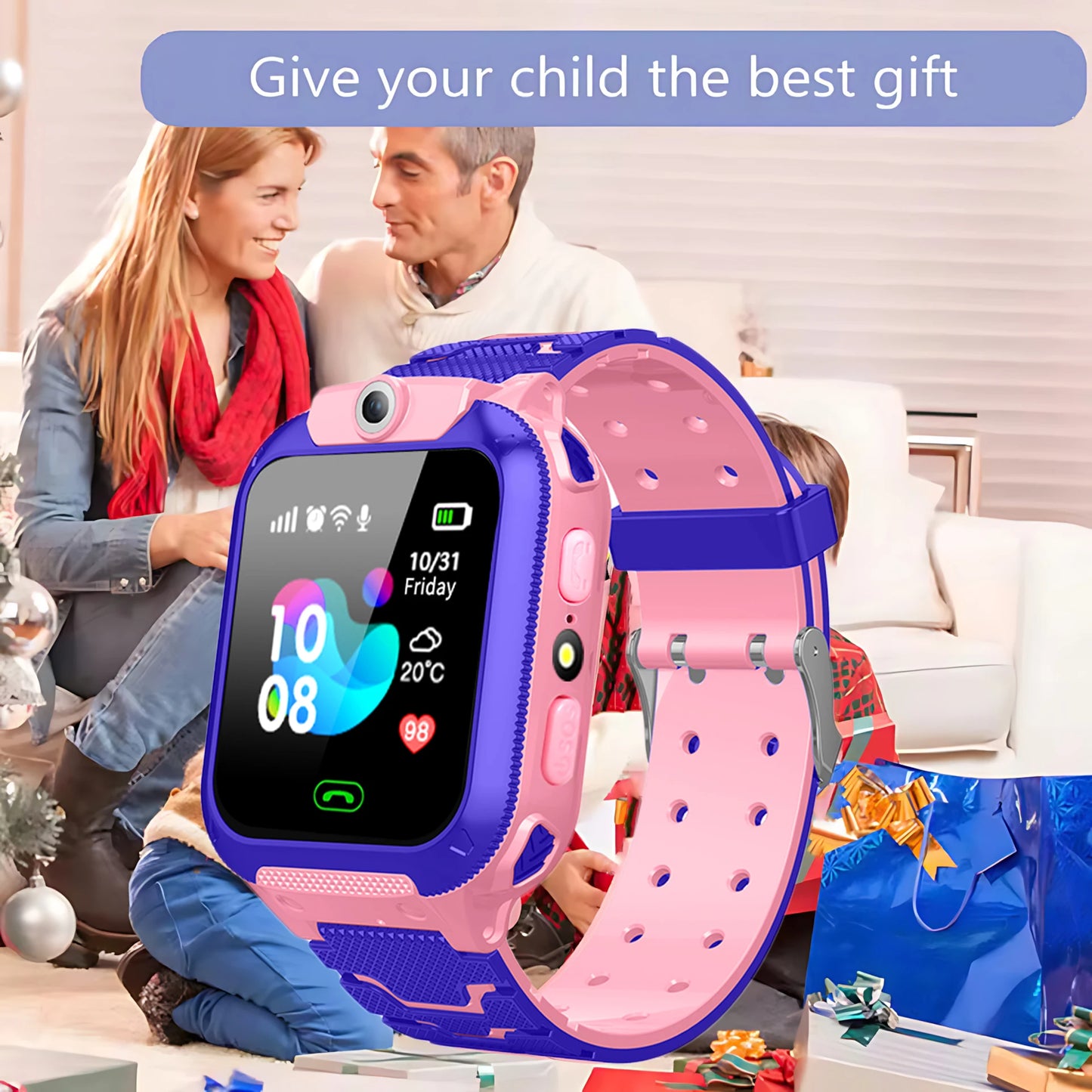 Kids' Smartwatch with Camera, Music, Games & Fitness Tracker