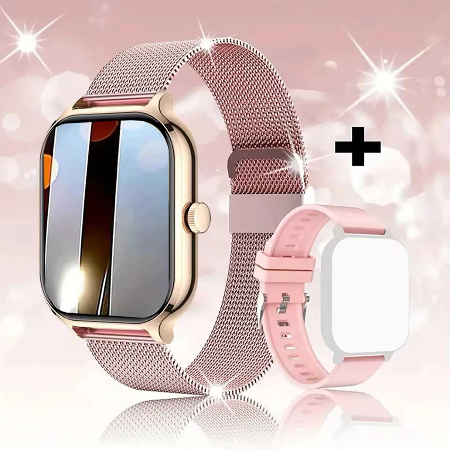 Strap Wise Blood Glucose Smart Watch with HD Screen and Heart Rate Monitoring