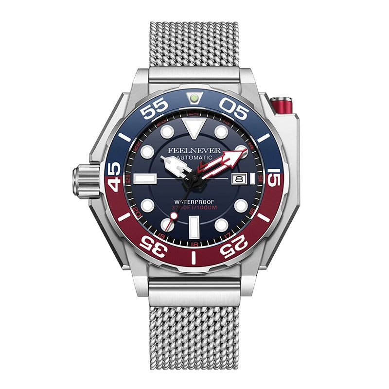 Luxury Automatic Men's Watch - Fashionable, Waterproof, Mechanical Wristwatch