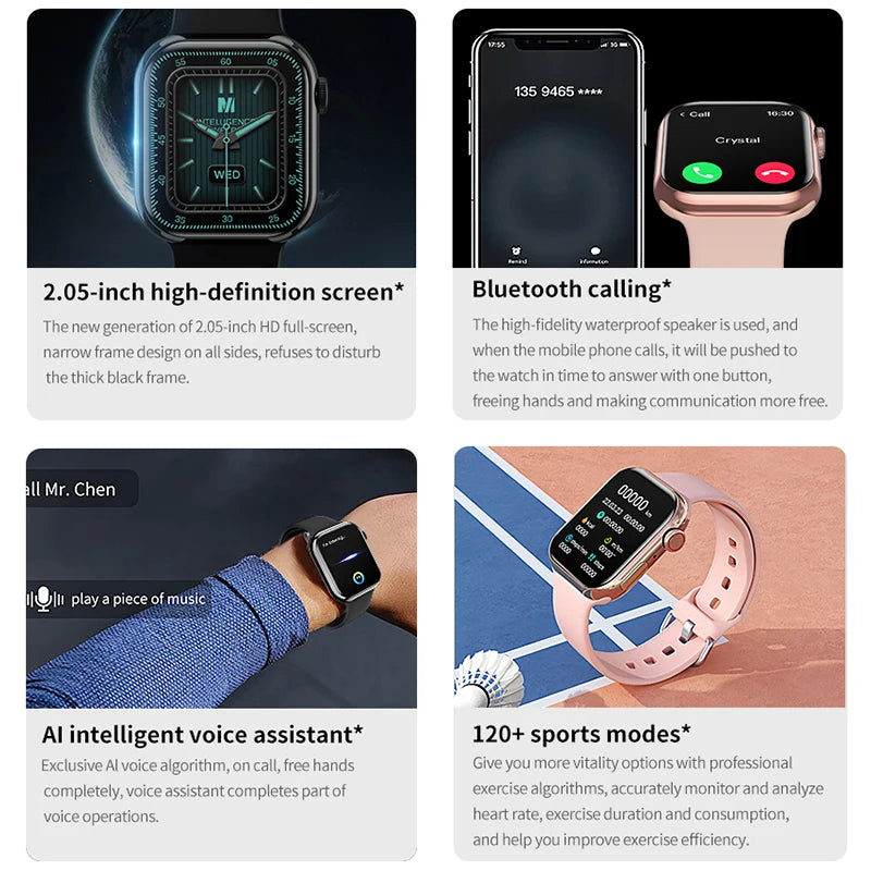 Strap Wise GPS Smart Watch with Heart Rate, Body Temperature, and Bluetooth Call