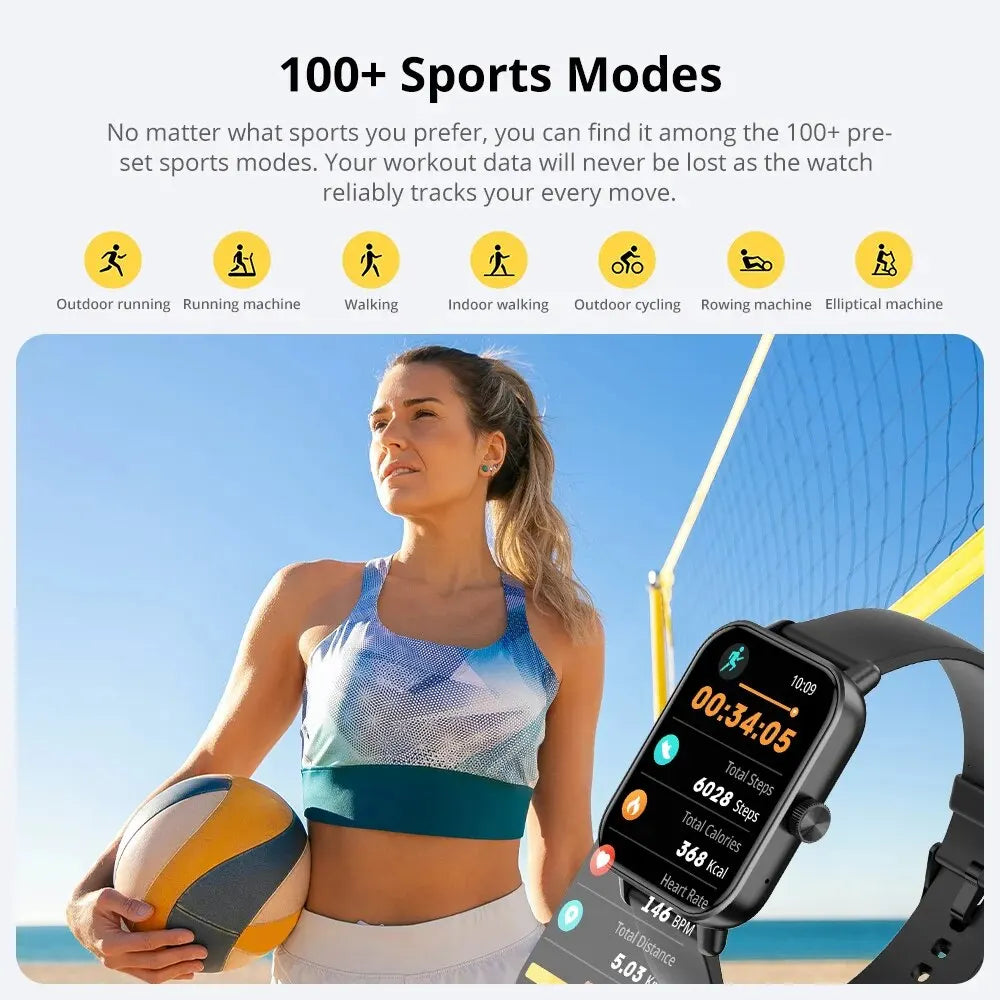 Strap Wise Voice Calling Smart Watch with 1.9'' HD Display & 24/7 Health Monitoring