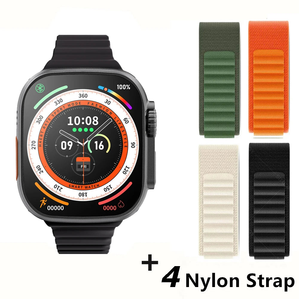 Strap Wise Ultra Smart Watch Series 10 with NFC, GPS, and Fitness Tracking