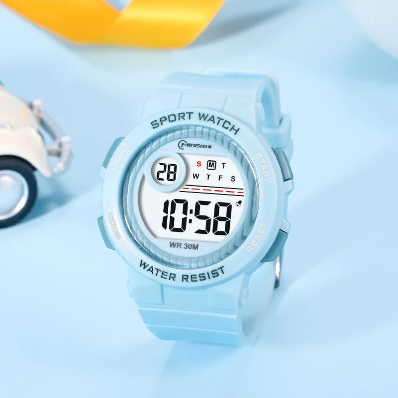 OHSEN Kids 30M Waterproof Digital Sport Watch with Stopwatch and Alarm