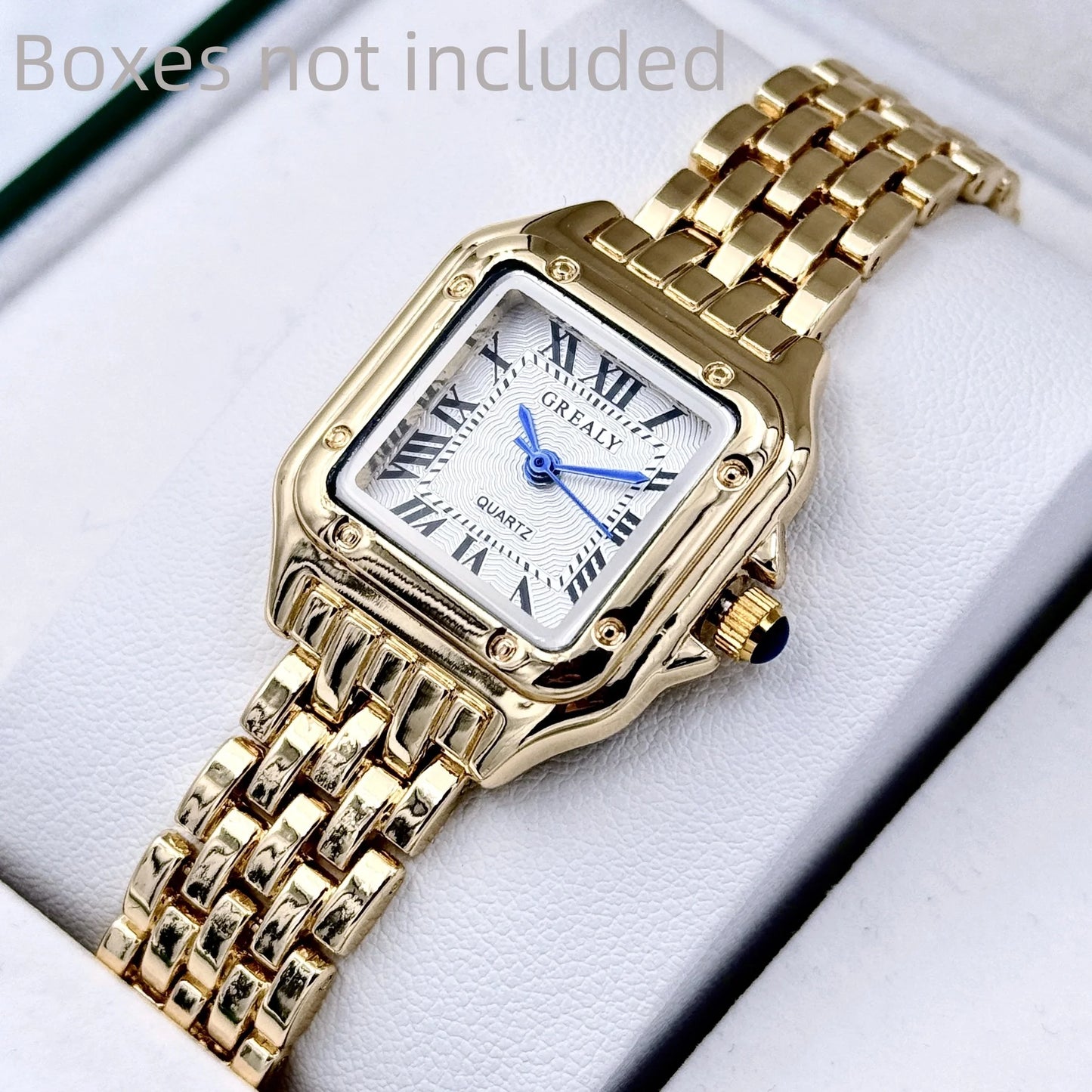 Light Luxury Women's Gold Stainless Steel Fashion Quartz Watch