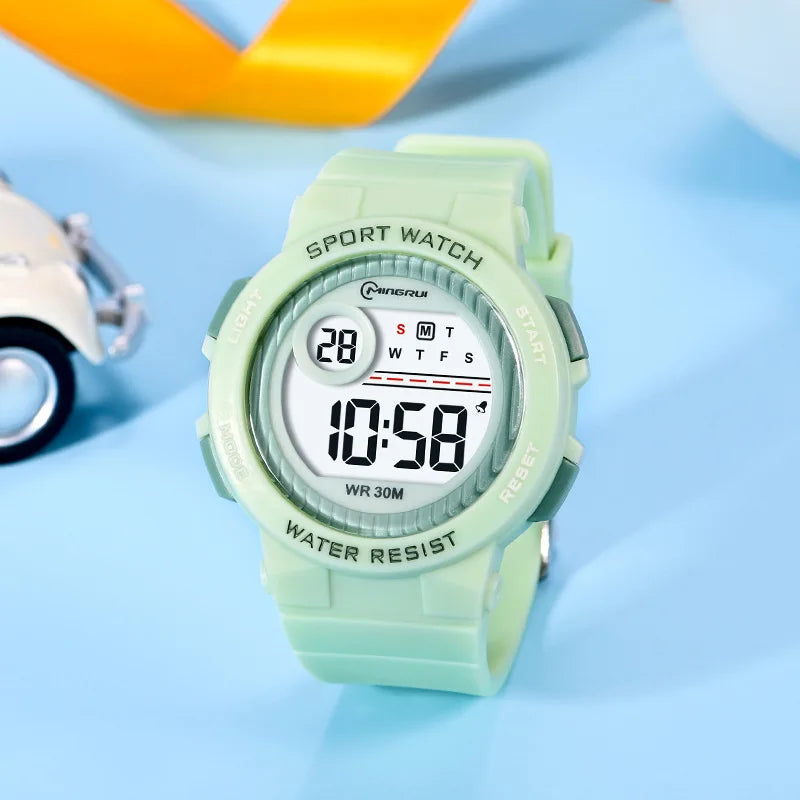 OHSEN Kids 30M Waterproof Digital Sport Watch with Stopwatch and Alarm