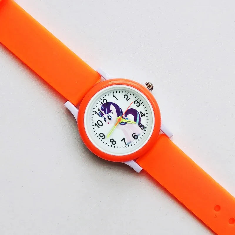 Colorful Silicone Strap Kids Quartz Watch – Perfect Birthday Gift
