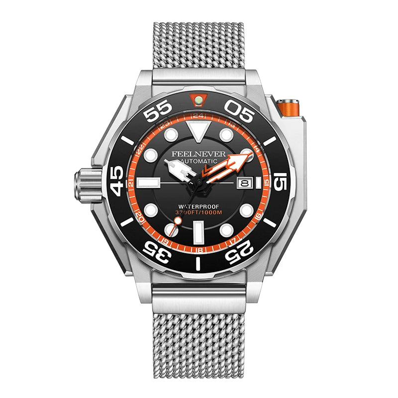 Luxury Automatic Men's Watch - Fashionable, Waterproof, Mechanical Wristwatch