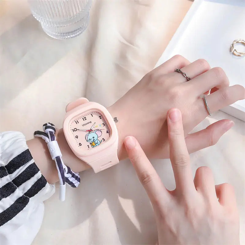 Trendy Kids Square Luminous Sports Watch in Multiple Colors