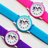 Colorful Silicone Strap Kids Quartz Watch – Perfect Birthday Gift