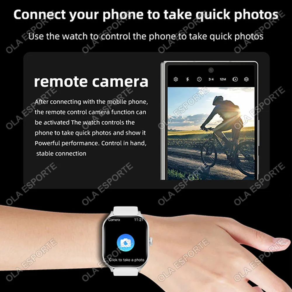 Strap Wise Waterproof Smart Watch with Heart Rate, Blood Oxygen, and Sleep Monitoring