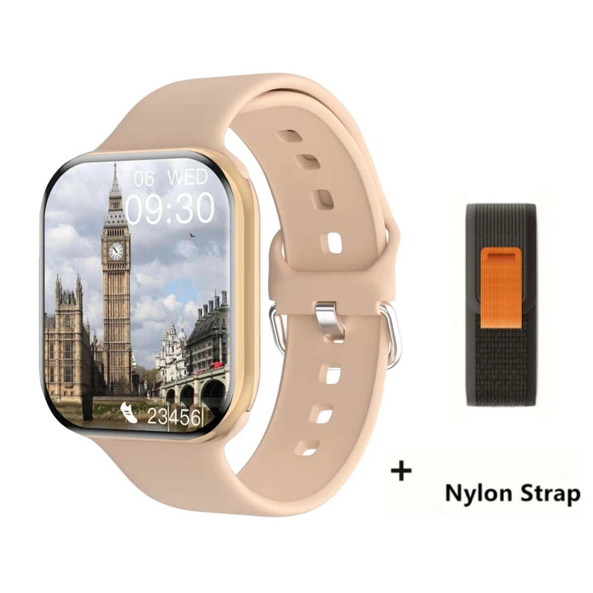 Strap Wise GPS Smart Watch Series 10 with Music, Bluetooth Calls, and Health Tracking