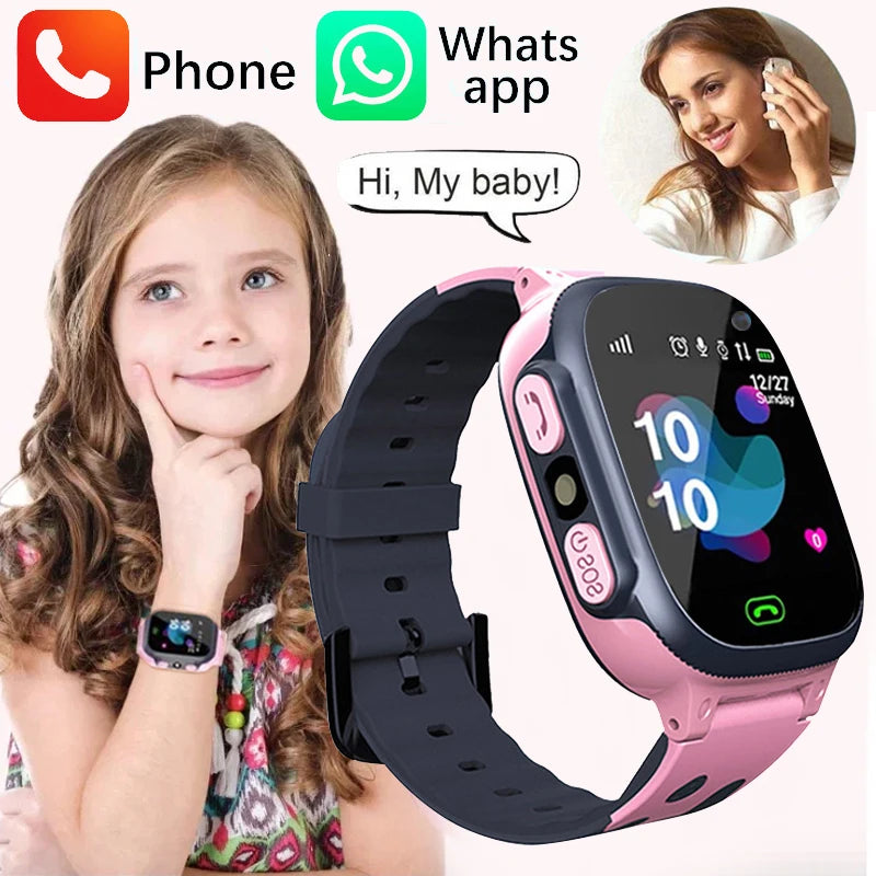 NVPONE Kids 4G GPS Smartwatch with Video Call & Waterproof Features