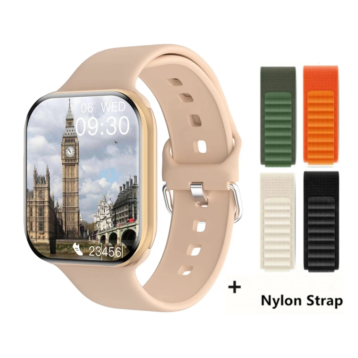 Strap Wise GPS Smart Watch Series 10 with Music, Bluetooth Calls, and Health Tracking
