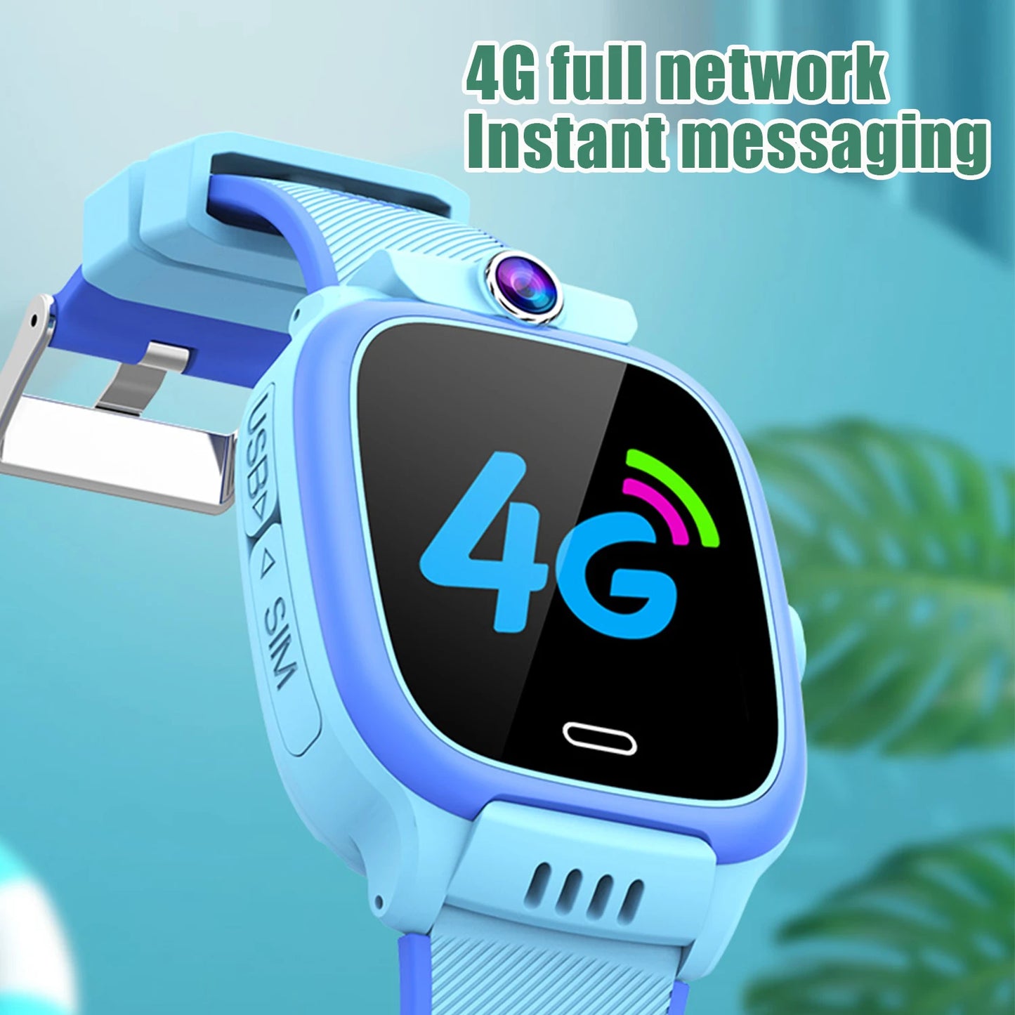 2025 Kids Smart Watch with GPS, 4G Calling, and Waterproof Design