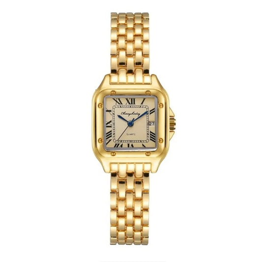 Luxury Ladies Quartz Watch - Stainless Steel Bracelet