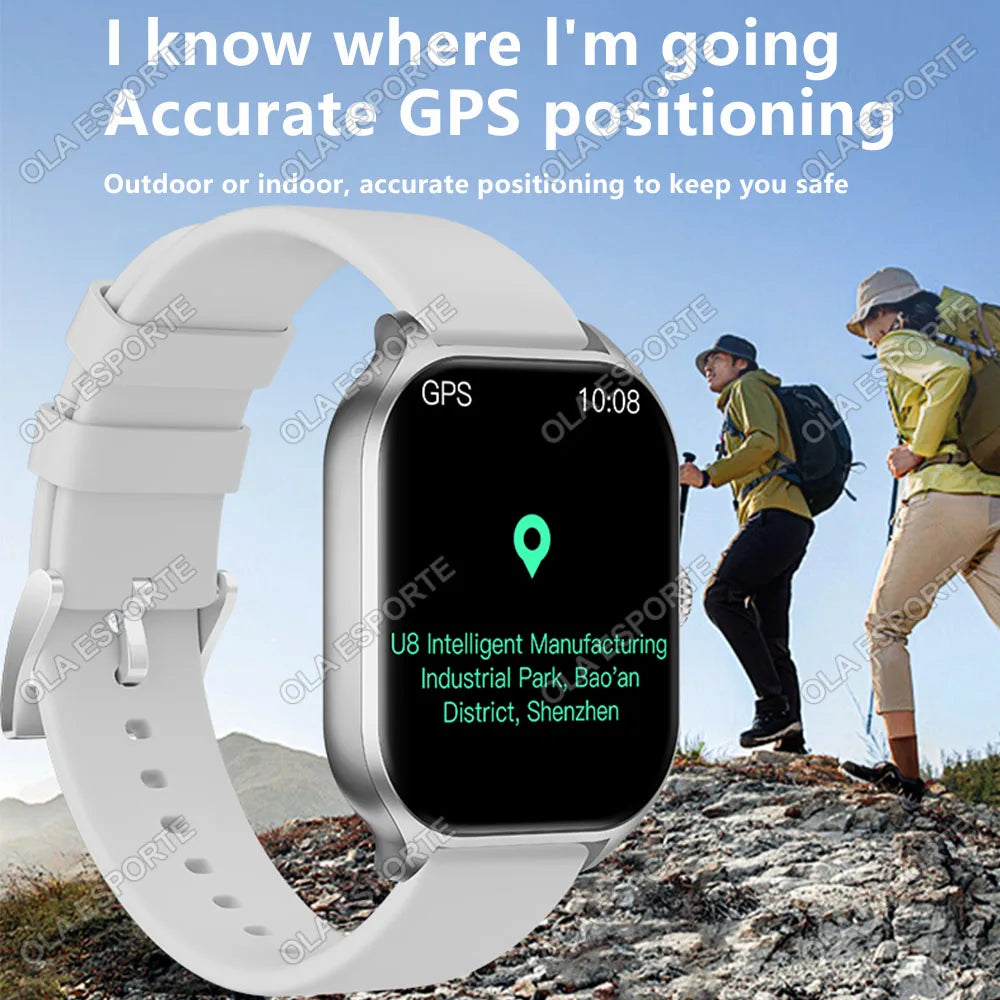 Strap Wise Waterproof Smart Watch with Heart Rate, Blood Oxygen, and Sleep Monitoring