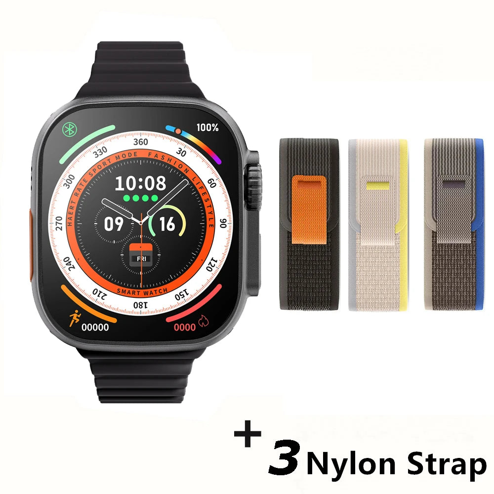 Strap Wise Ultra Smart Watch Series 10 with NFC, GPS, and Fitness Tracking