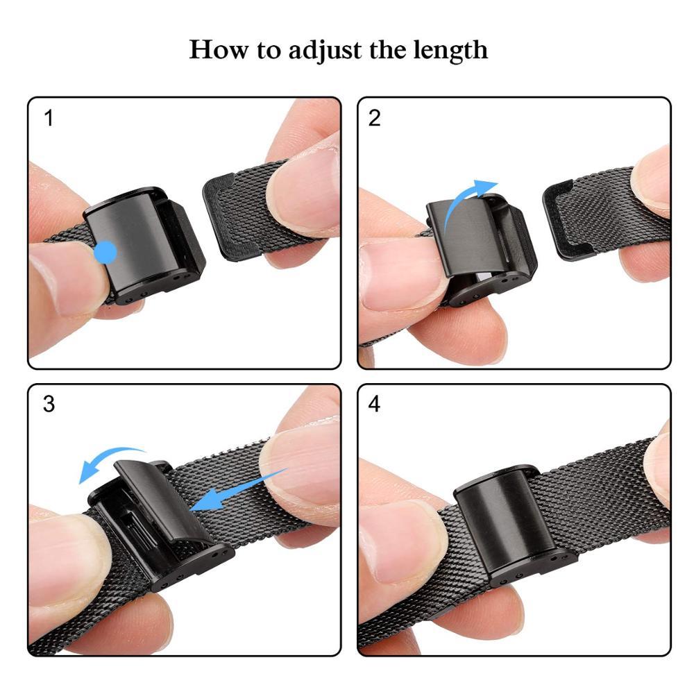 Aere Refined Slim Stainless Steel Watch Band for Apple Watch