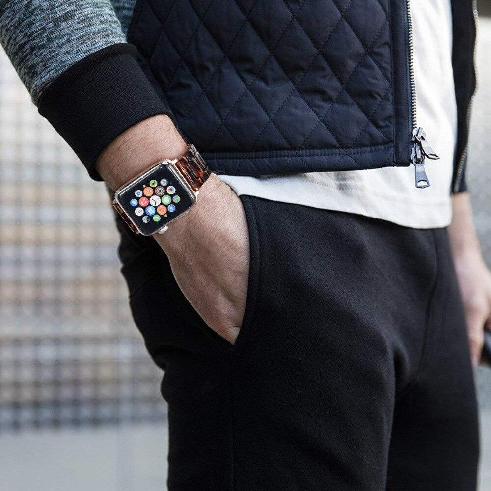 Echo Tortoise Stone Resin Apple Watch Band