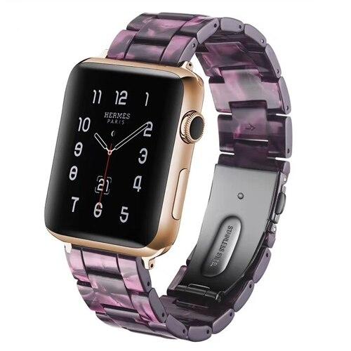 Echo Tortoise Stone Resin Apple Watch Band