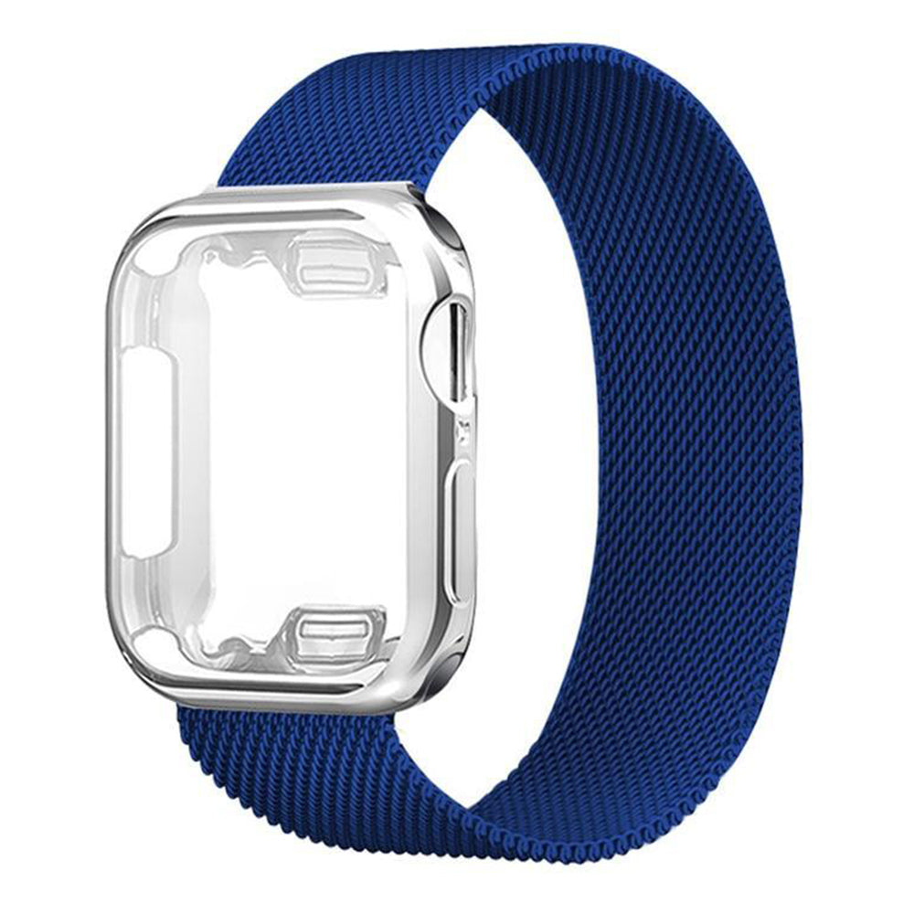Felix Luxe Stainless Steel Mesh Band & Case for Apple Watch