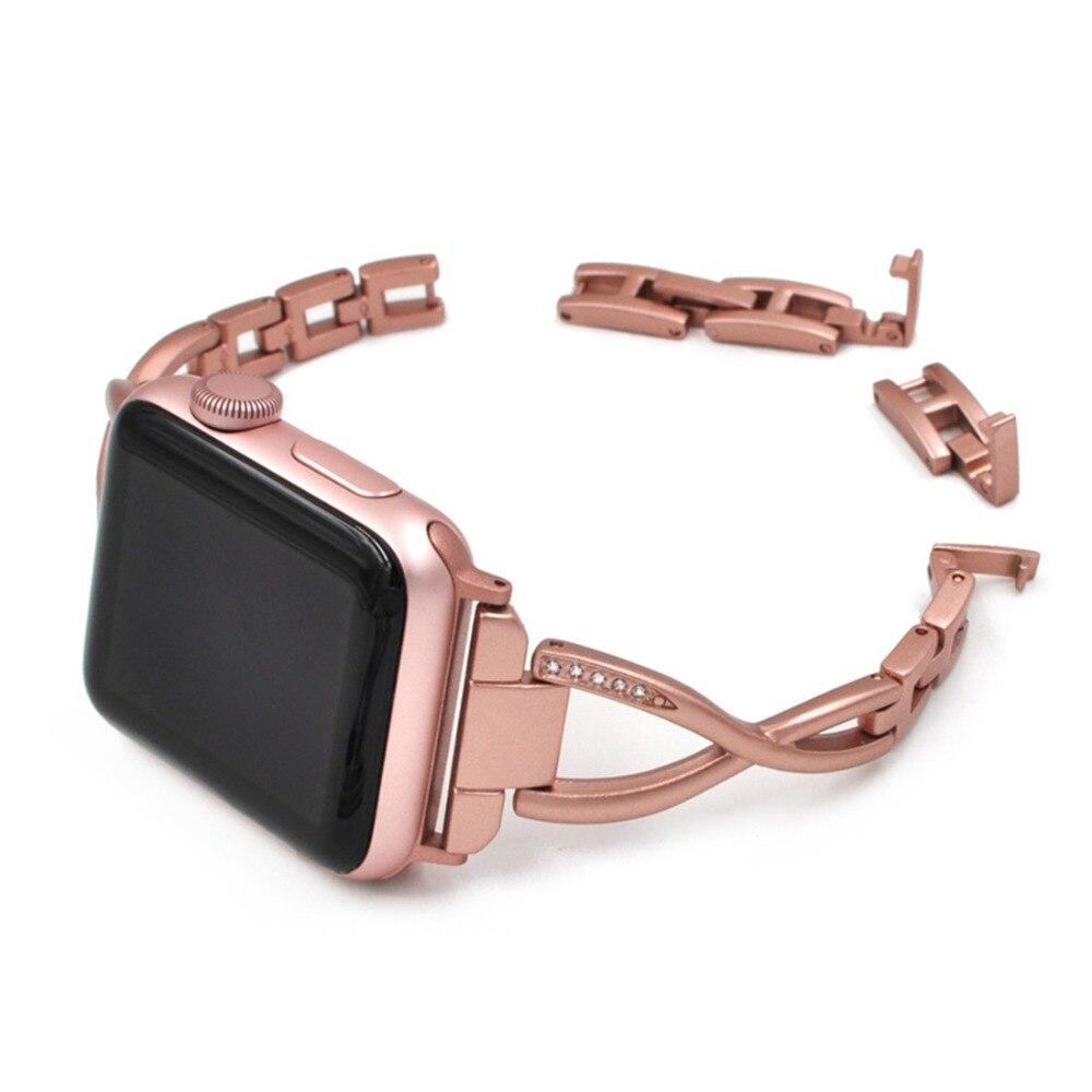 Isabella Elegance Diamond-Studded Apple Watch Band