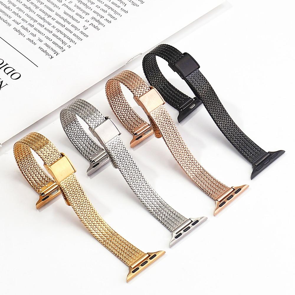 Milanese Elegance Slim Band for Apple Watch