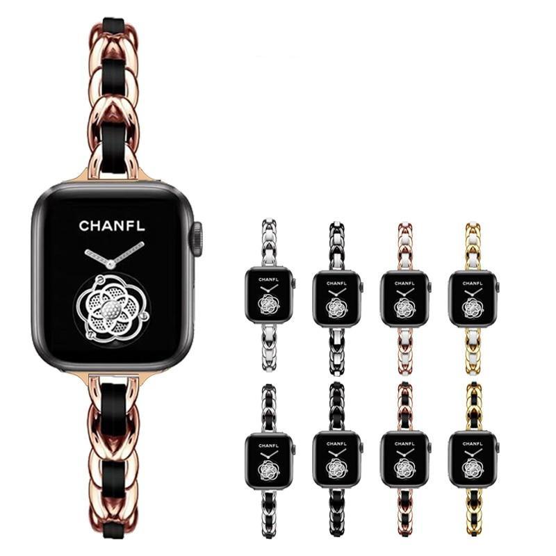 Luna Luxury Stainless Steel Apple Watch Band