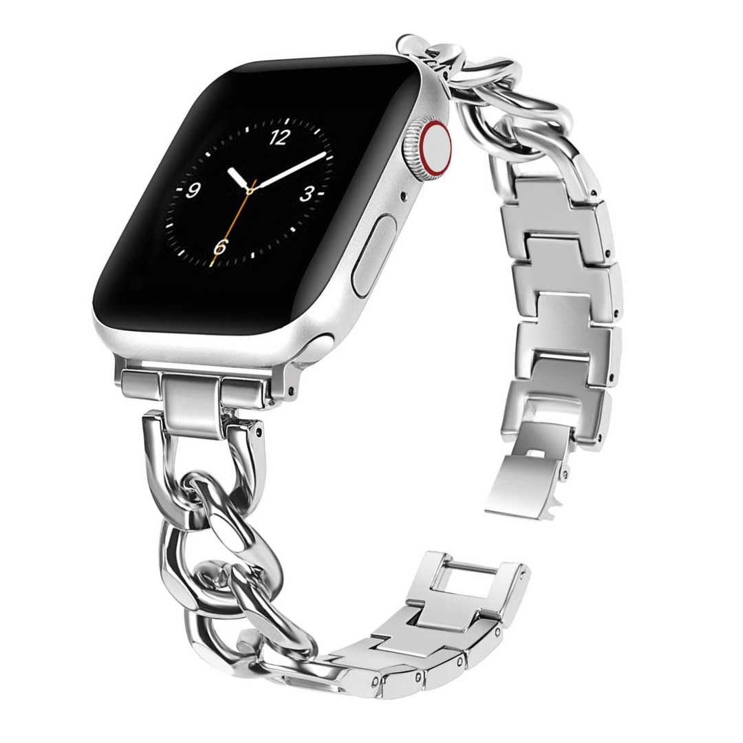 Nomen Luxe Denim Chain Strap for Apple Watch