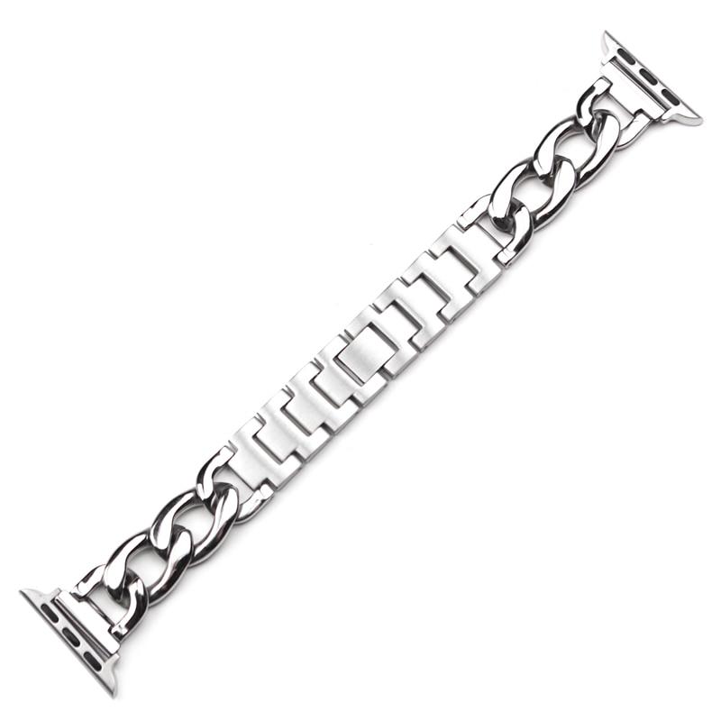 Nomen Luxe Denim Chain Strap for Apple Watch