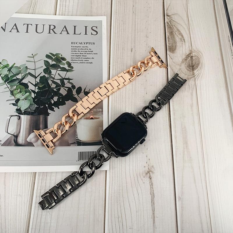 Nomen Luxe Denim Chain Strap for Apple Watch
