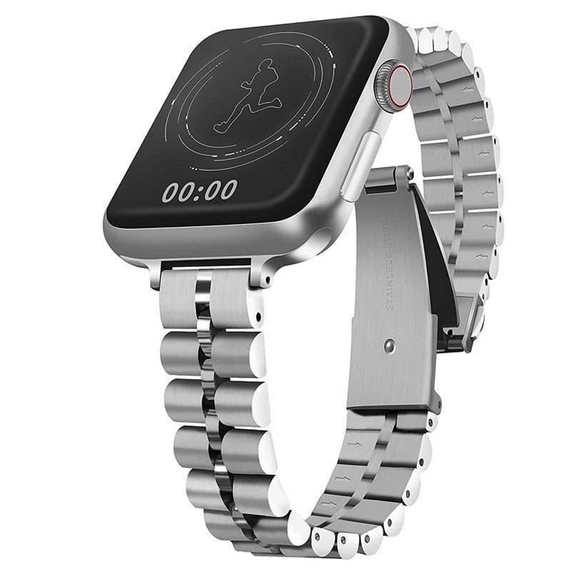 Tamen Semicircle Luxury Stainless Steel Watchband