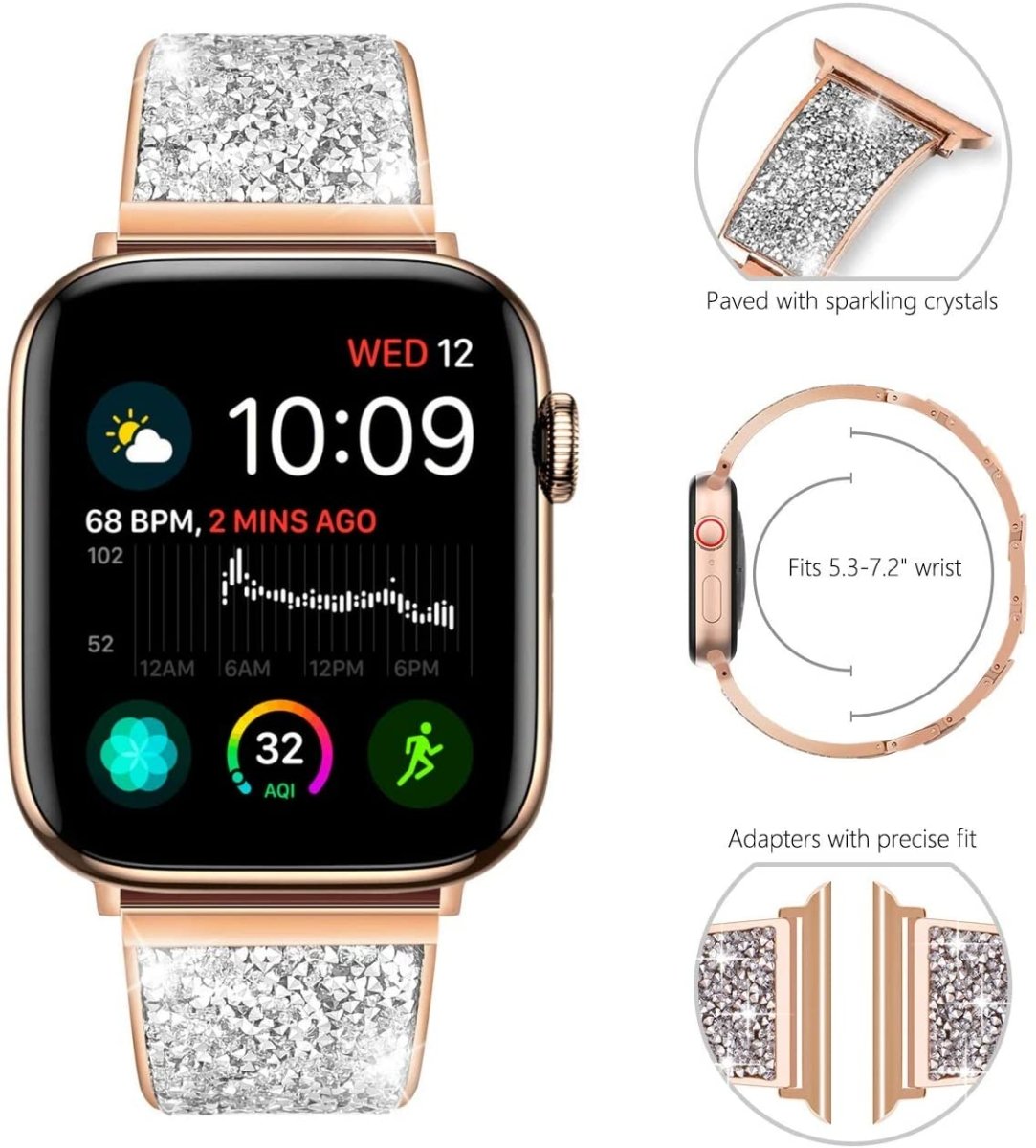 Terra Diamond Elegance Watch Band