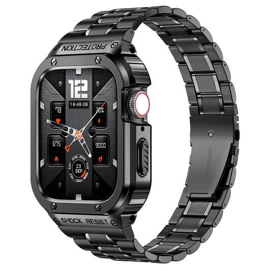 Luxurious Lex Stainless Steel Watch Band & Case