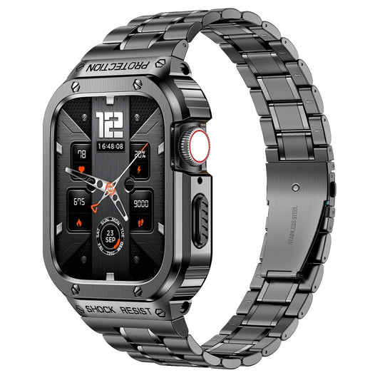 Luxurious Lex Stainless Steel Watch Band & Case