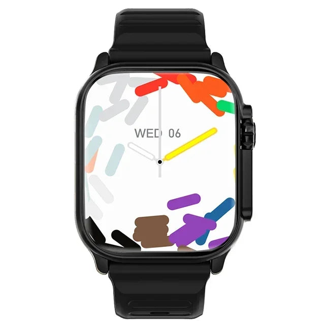 Strap Wise T800 U2 Smart Watch - 49mm Bluetooth Call & Music, Wireless Charging